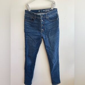 GAP Kids Blue High-Rise Jegging Jeans